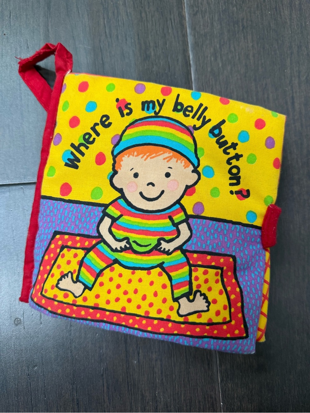 Jellycat soft baby book Where’s my belly button